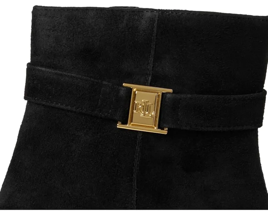 Kellie Suede Bootie Heel