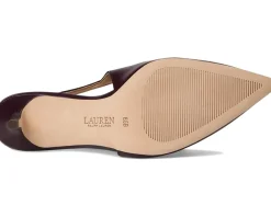 Khloe Leather Slingback Loafers Pumps