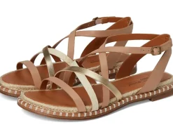 Kielly Cross Strap Flat Sandals