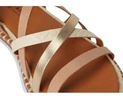 Kielly Cross Strap Flat Sandals