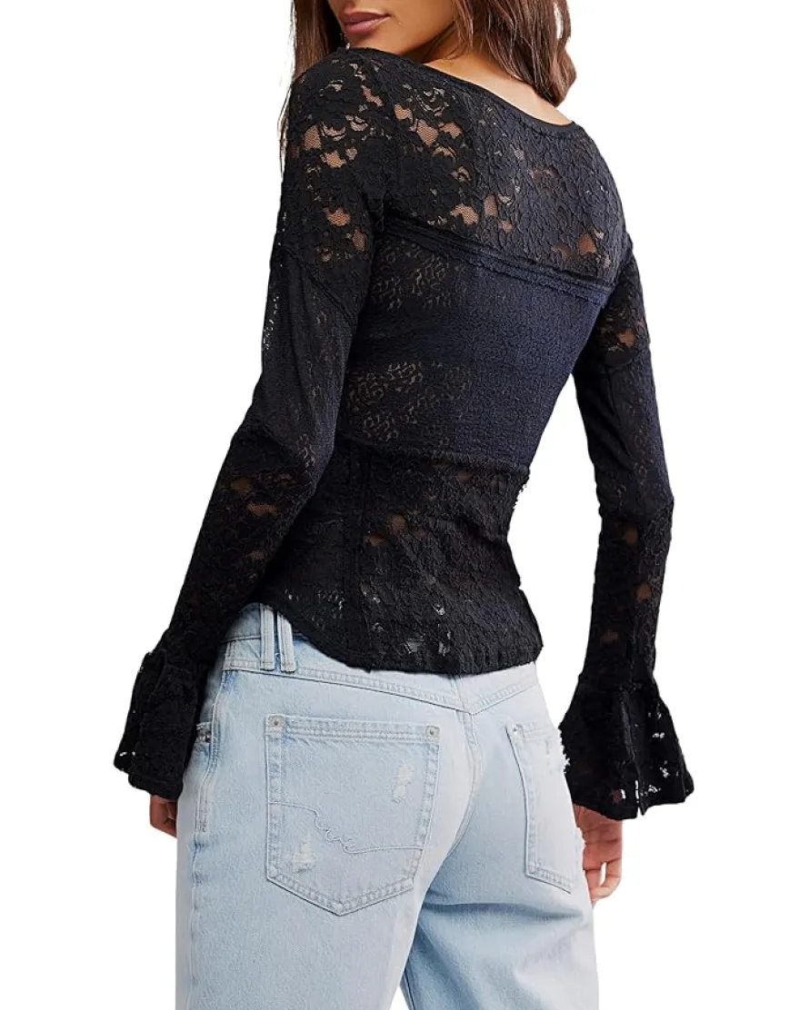 Lace Layering Long Sleeve