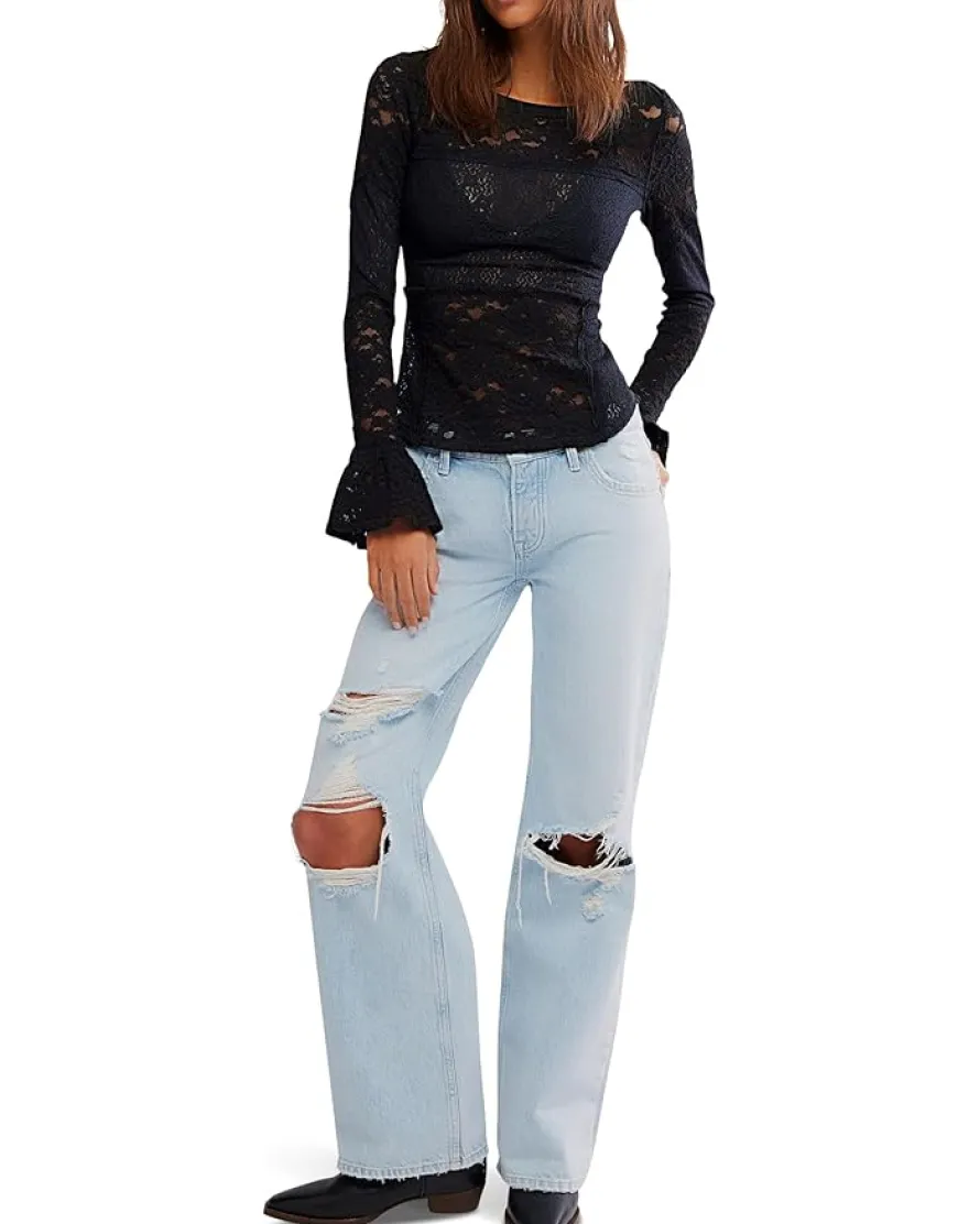 Lace Layering Long Sleeve