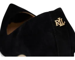 Lanette Suede Block-Heel Pumps