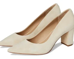 Lanette Suede Block-Heel Pumps