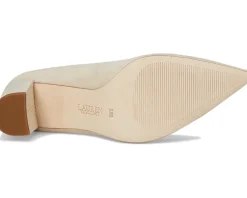 Lanette Suede Block-Heel Pumps