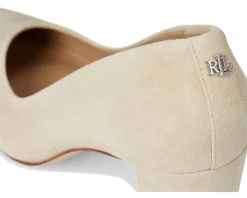 Lanette Suede Block-Heel Pumps