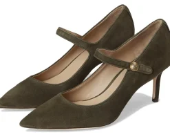 Lanette Suede Mary Jane Pumps