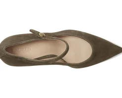 Lanette Suede Mary Jane Pumps