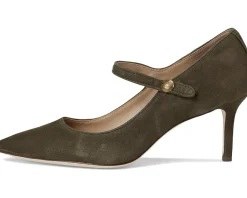 Lanette Suede Mary Jane Pumps