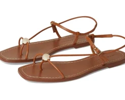 Lara Strappy Flat Sandals with Ball