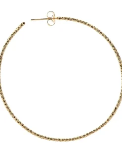 Large Karma Sparkle Hoop Earrings