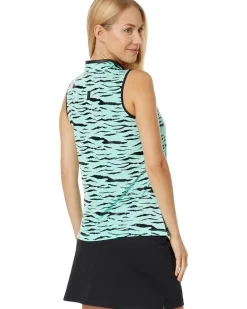 Le Tigre Print Sleeveless Top