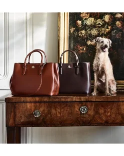 Leather Large Marcy Satchel