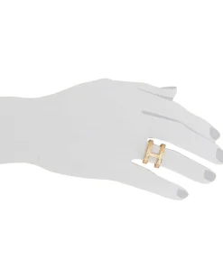 Lena Shimmer Double Bar Ring