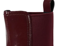 London Crinkle Patent Leather Chelsea Boots