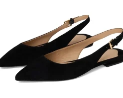 Londyn Suede Slingback Flat