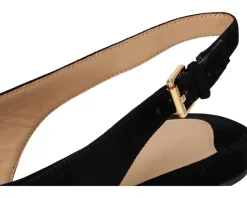 Londyn Suede Slingback Flat