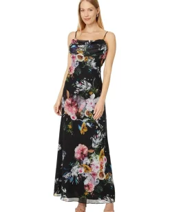 Long Drape Floral Print