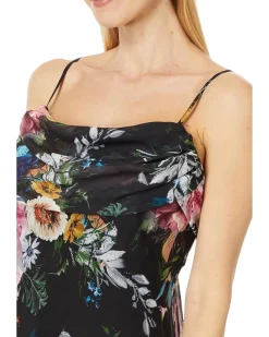 Long Drape Floral Print
