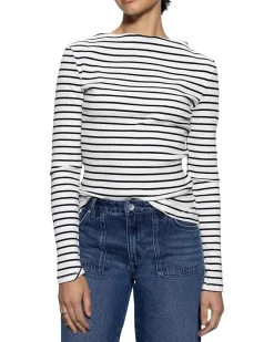 Long Sleeve Boatneck T-shirt