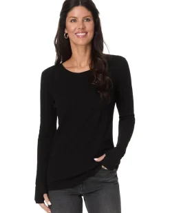 Long Sleeve Crew Tee with Thumbhole