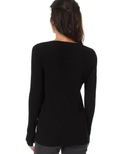 Long Sleeve Crew Tee with Thumbhole