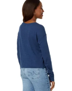 Long Sleeve Cropped Boxy Top