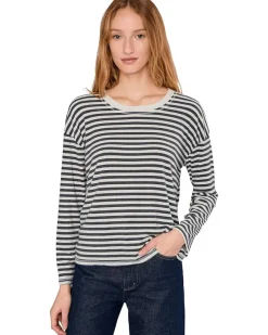 Long Sleeve Drop Shoulder Boxy Crew Neck Tee