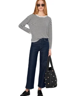 Long Sleeve Drop Shoulder Boxy Crew Neck Tee