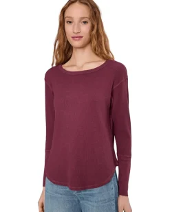 Long Sleeve Dropped Armhole Oversized Top