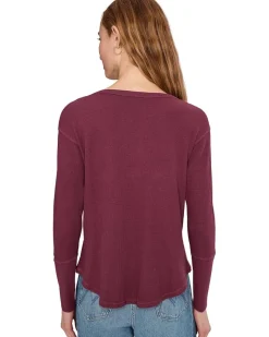 Long Sleeve Dropped Armhole Oversized Top