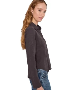 Long Sleeve Easy Polo Tee