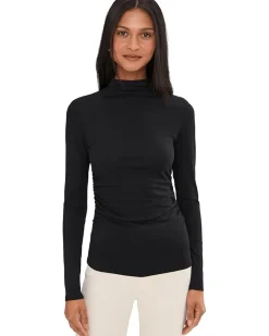 Long Sleeve Hazel Mockneck Side Cinch