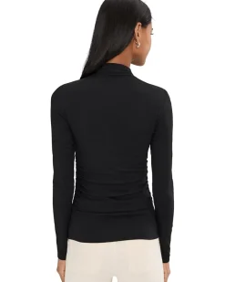 Long Sleeve Hazel Mockneck Side Cinch