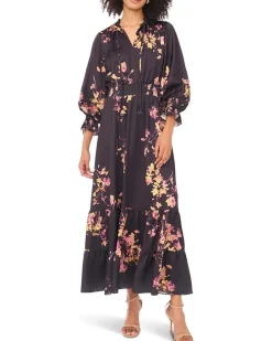 Long Sleeve Maxi Dress with Smocked