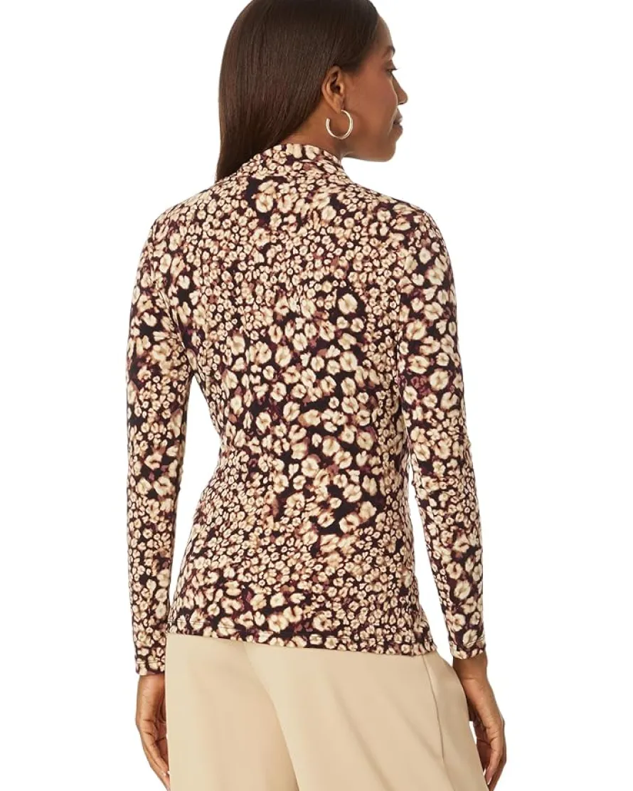 Long Sleeve Side Wrap Knit Top