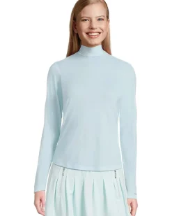 Long Sleeve Sunsense Mandarin Collar Base Layer Top