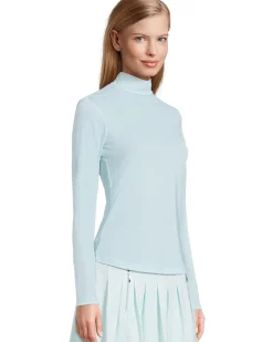 Long Sleeve Sunsense Mandarin Collar Base Layer Top