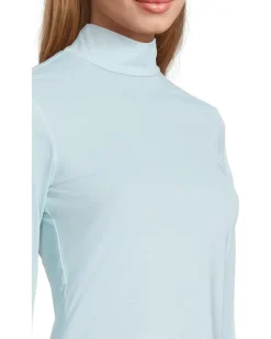 Long Sleeve Sunsense Mandarin Collar Base Layer Top