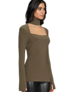 Long Sleeve Sweetheart Turtle Top