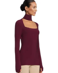 Long Sleeve Sweetheart Turtle Top