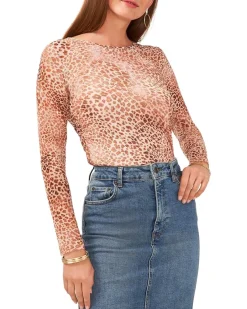 Long Sleeve Top with Shireed Sleeves