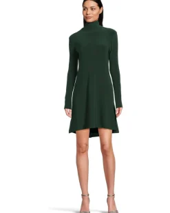 Long Sleeve Turtle Swing Dress