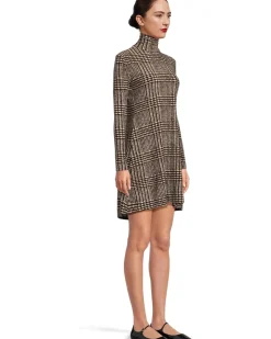 Long Sleeve Turtle Swing Dress