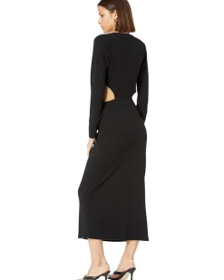 Long Sleeve Twist Maxi Dress