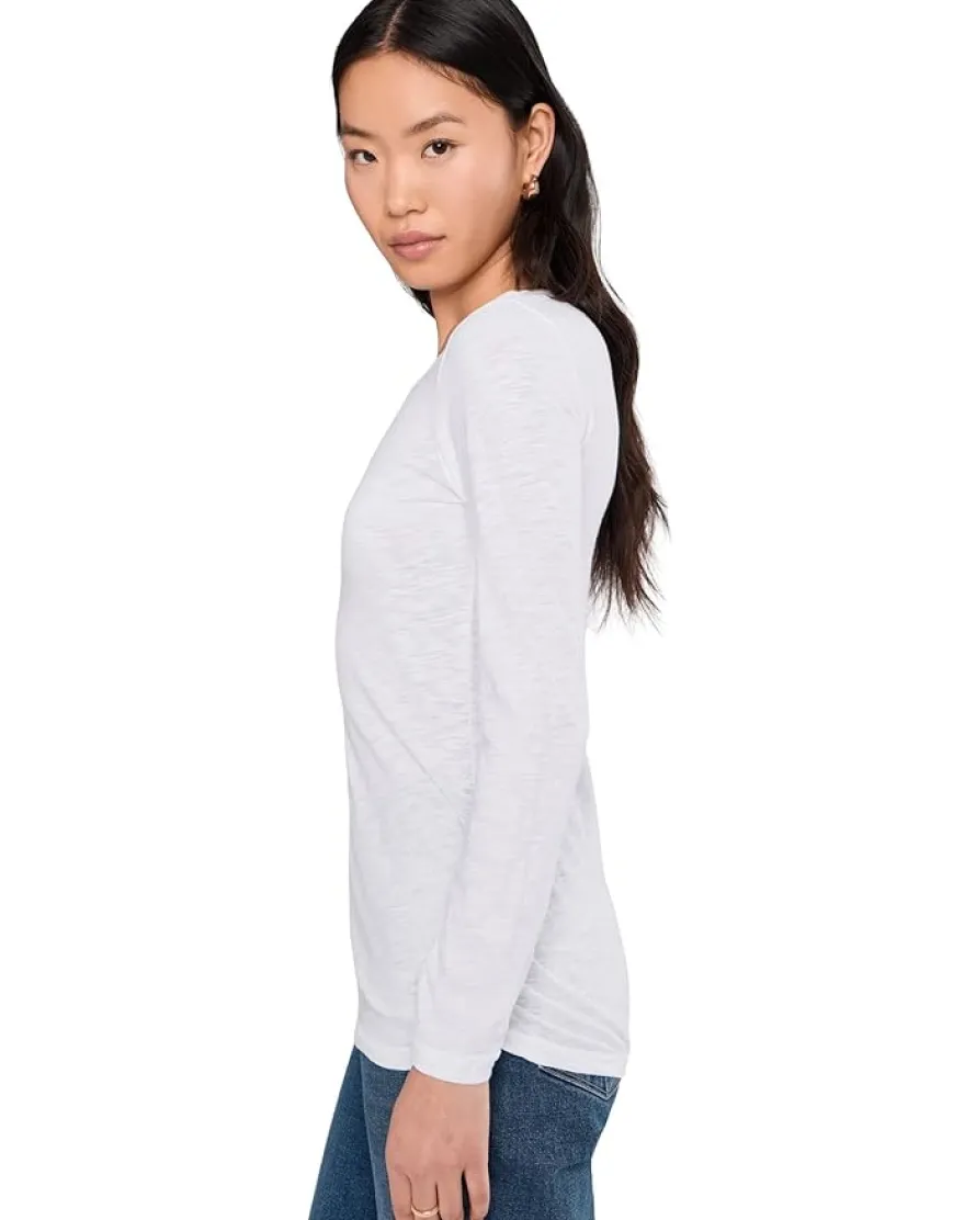 Long Sleeve Twisted Scoopneck Tee