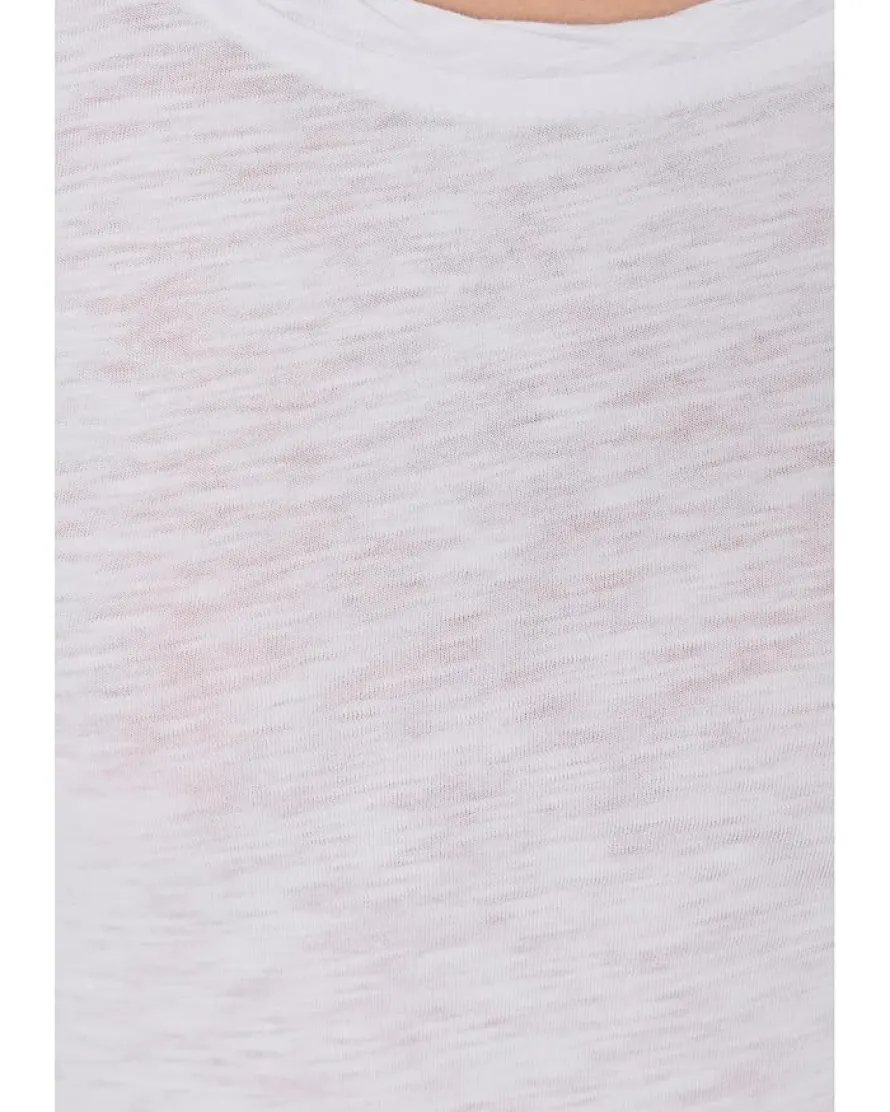 Long Sleeve Twisted Scoopneck Tee