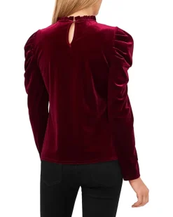 Long Sleeve Velvet Knit Top