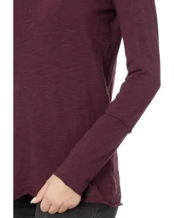 Long Sleeve Wide Neck V-Neck Tunic