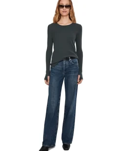 Long Sleeve With Thumbhole, Crewneck Tee